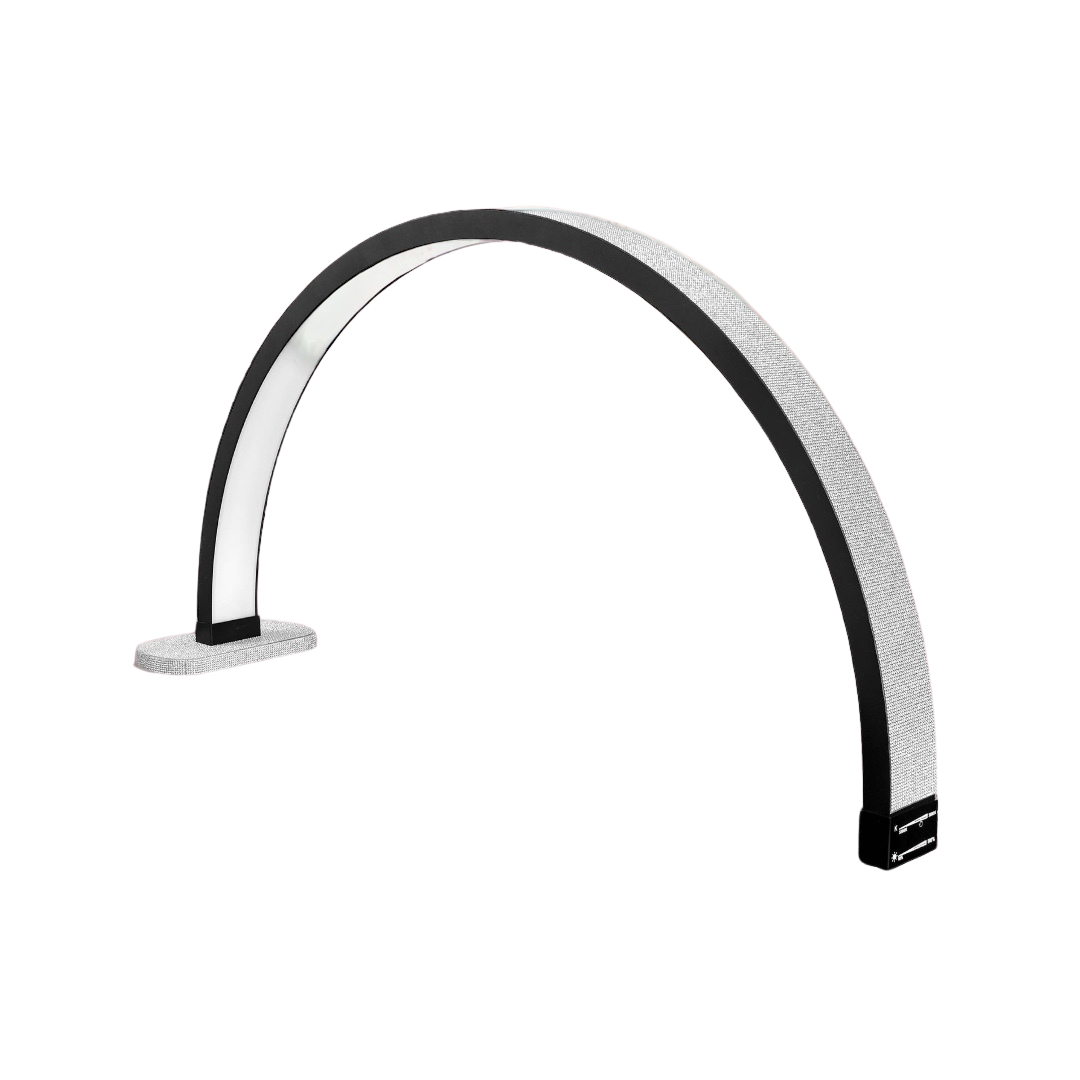 Half Moon Diamond skrivbordslampa 30 tum – fristående LED-nagellampa