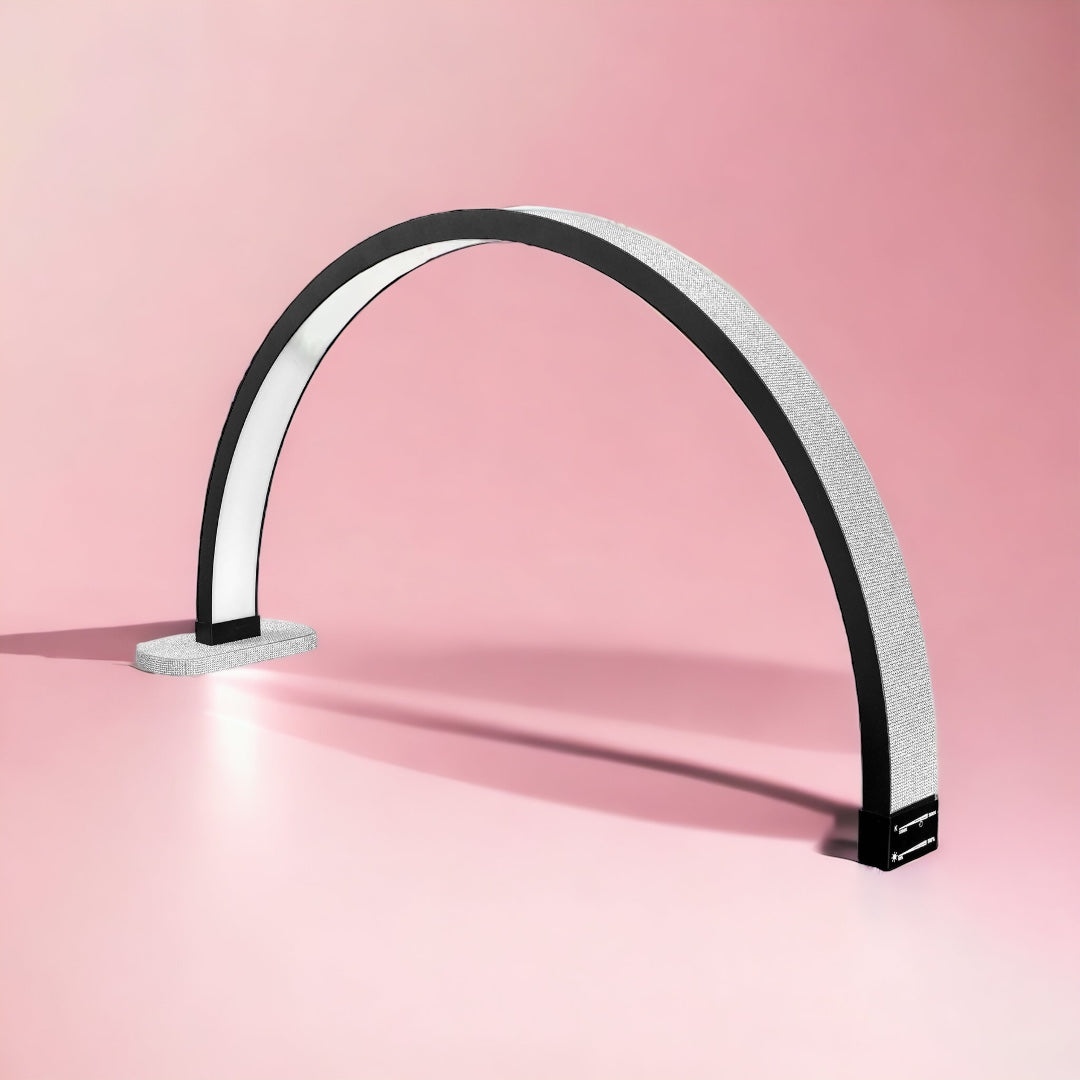 Half Moon Diamond skrivbordslampa 30 tum – fristående LED-nagellampa