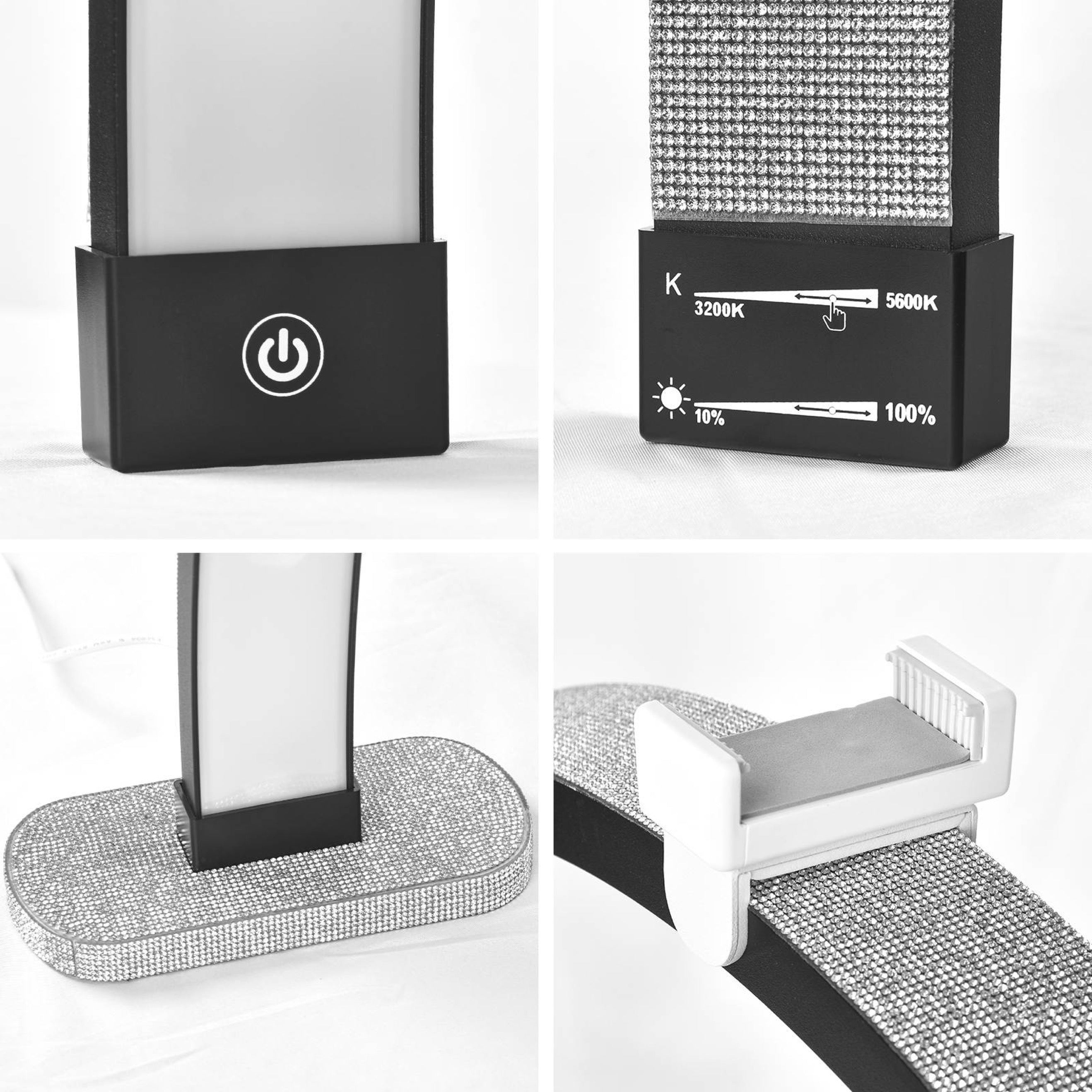 Half Moon Diamond skrivbordslampa 30 tum – fristående LED-nagellampa