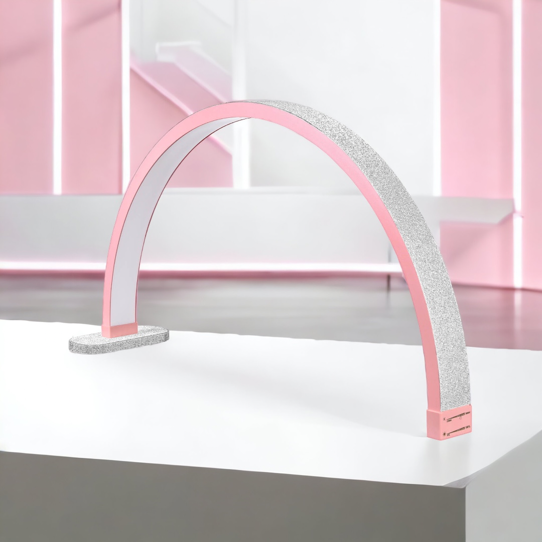 Half Moon Diamond skrivbordslampa 30 tum – fristående LED-nagellampa