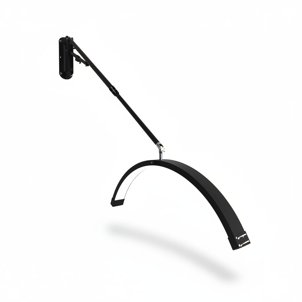 Väggmonterad halvmåneformad skönhetslampa