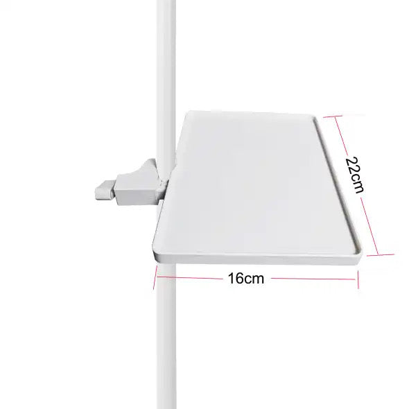 Vit skönhetsljusbricka