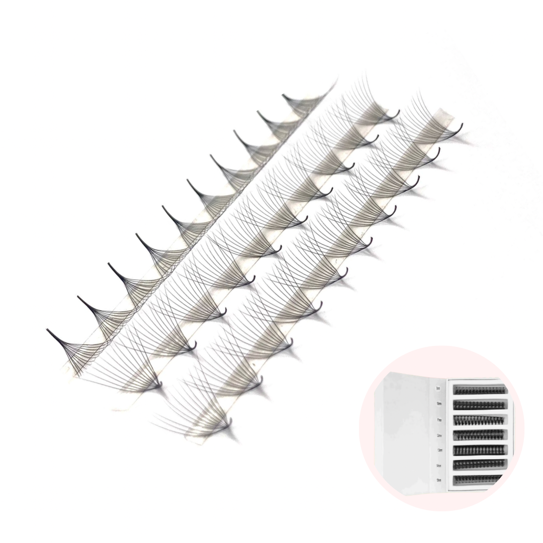 12D, RJ Speed Fans, blandad längd 9 mm–15 mm (800 fläktar) 0,05 D krökning