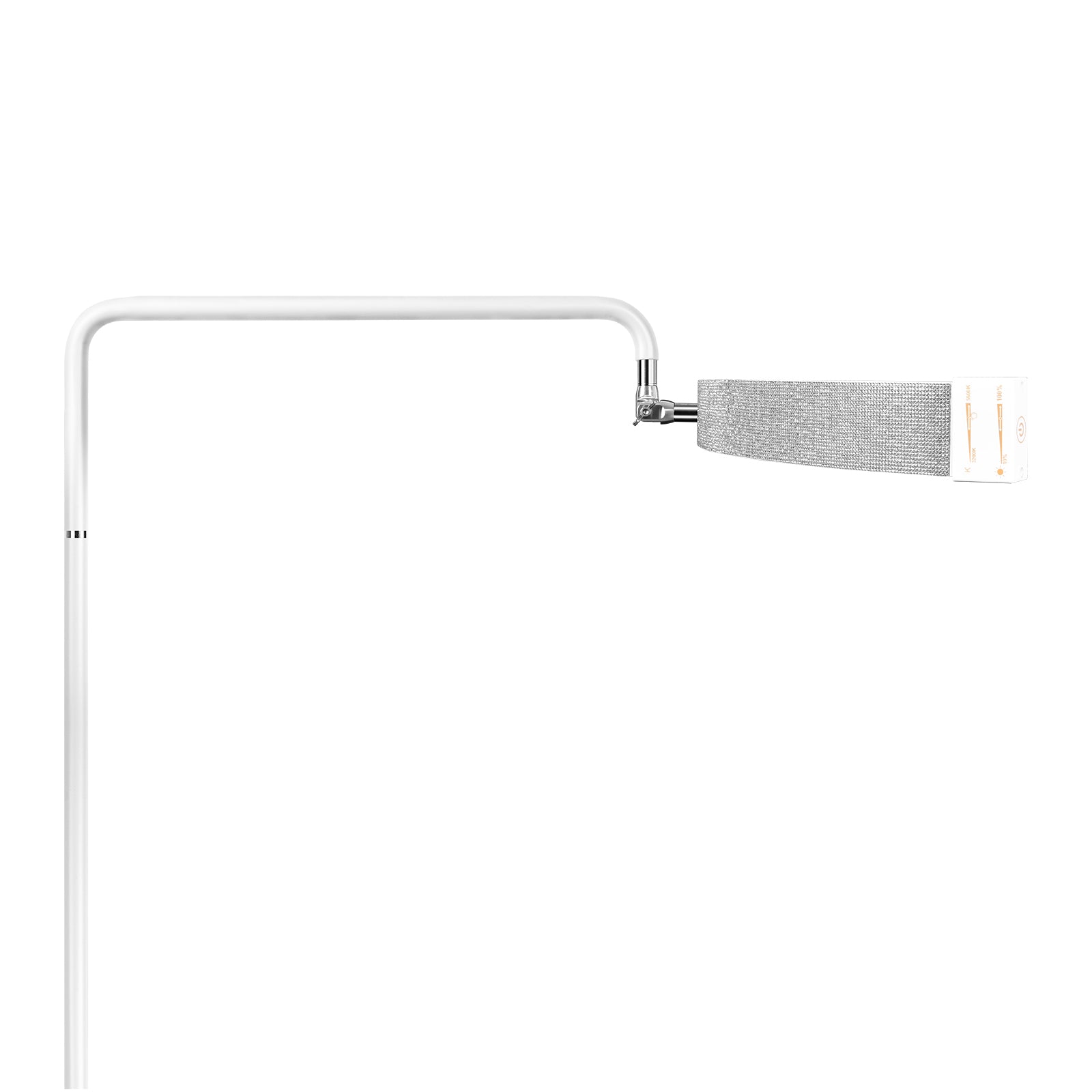 Multi-Angle Diamond Half Moon Lamp - Professionellt LED-skönhetsljus 28 tum | RJ Moon Pro X