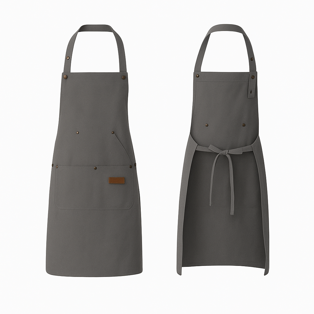 Skräddarsydda förkläden med fickor för skönhetsbranschen