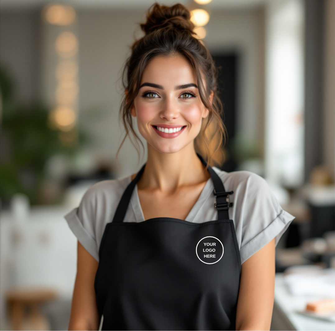 Skräddarsydda skönhetsförkläden