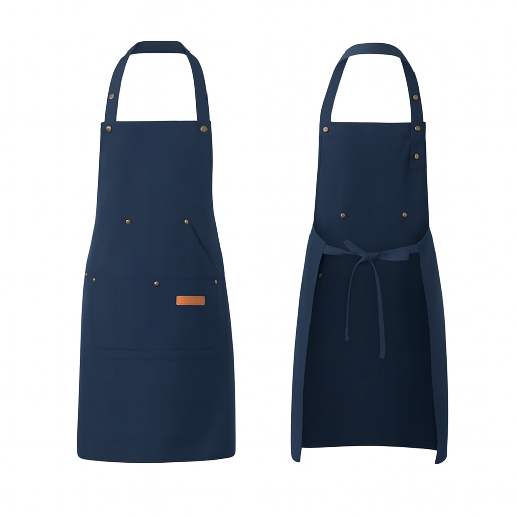 Skräddarsydda förkläden med fickor för skönhetsbranschen