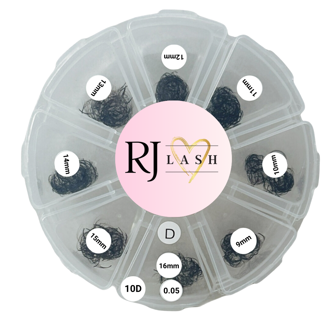 10D Blandade längder 9–16 mm – 0,05 (800 fläktar)