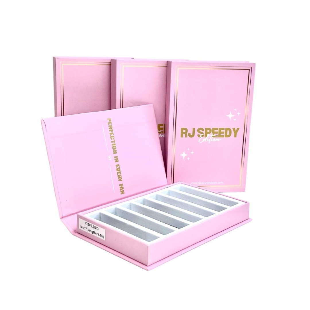 4D, RJ Speed Strips, blandade längder 8 mm–14 mm (800 fläktar) D-krök