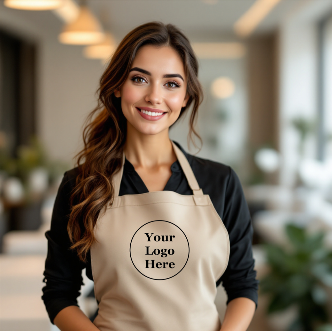 Skräddarsydda skönhetsförkläden