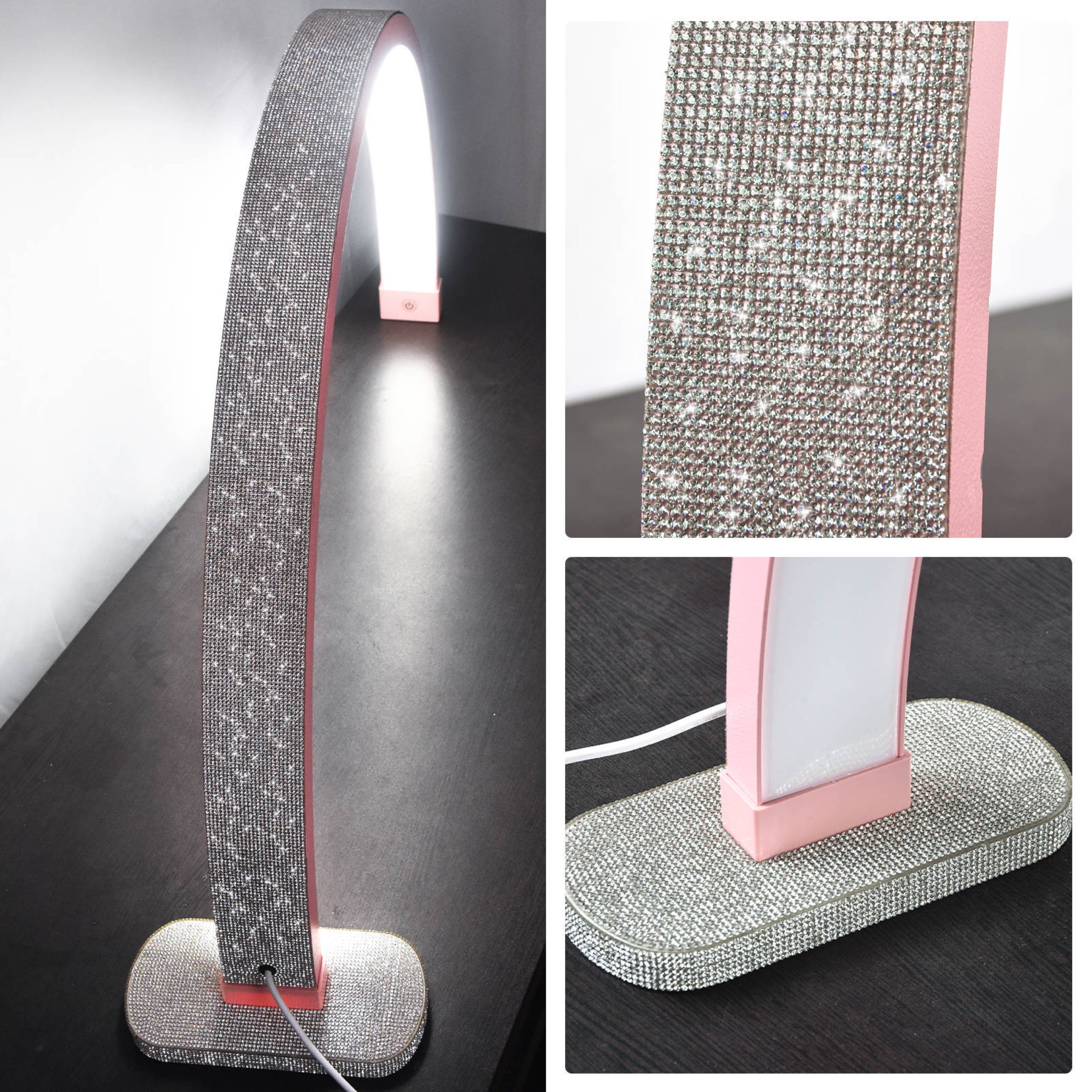 Half Moon Diamond skrivbordslampa 30 tum – fristående LED-nagellampa