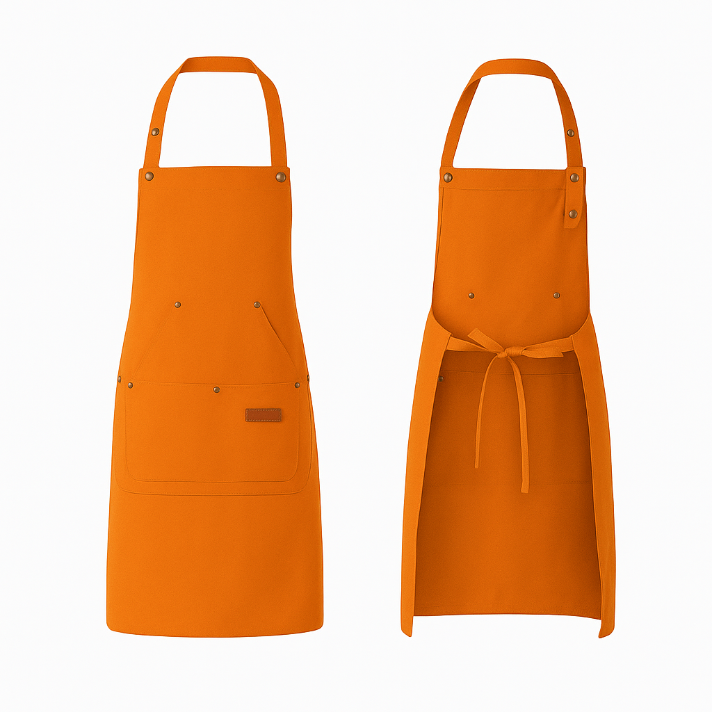 Skräddarsydda förkläden med fickor för skönhetsbranschen