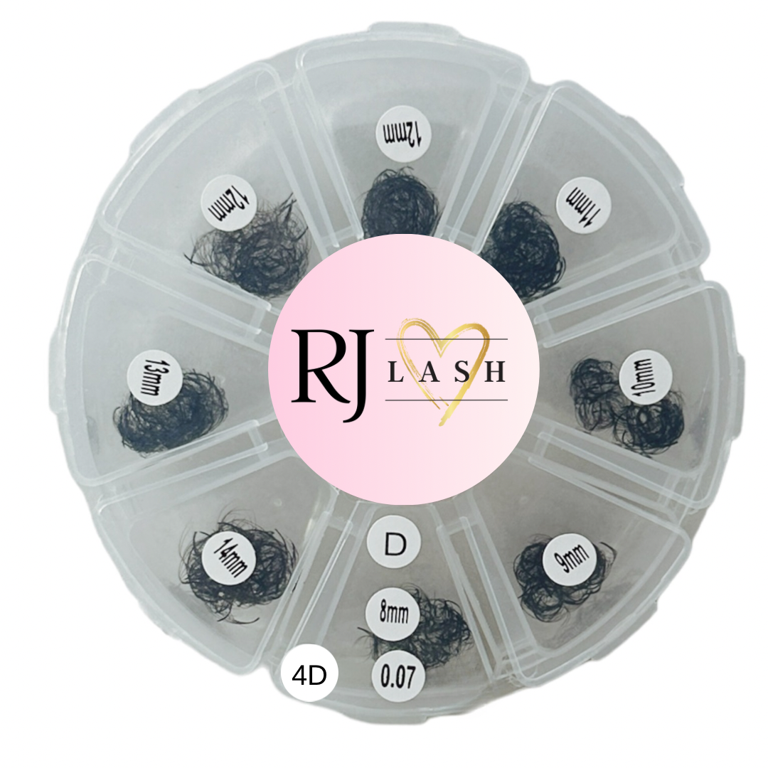 4D blandade längder 8–14 mm  – 0,07 (800 fläktar)