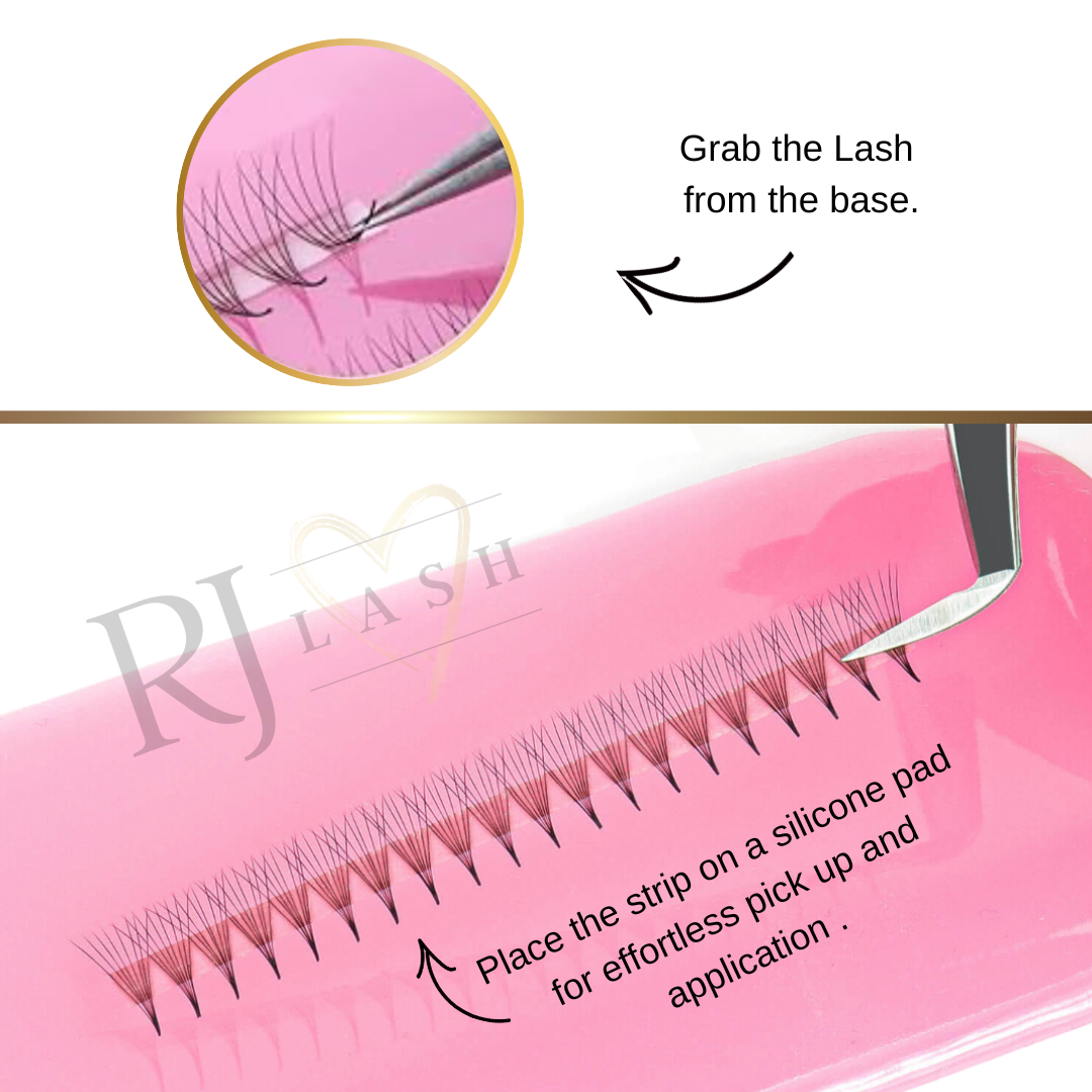 10D, DD Curl, RJ Speed Strips/lösa enkla längder, 0,07 (500 fläktar)