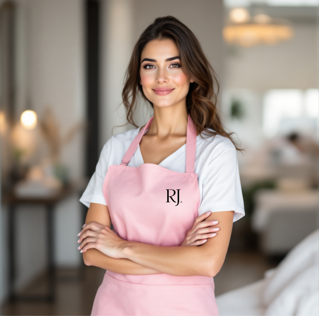 Skräddarsydda skönhetsförkläden