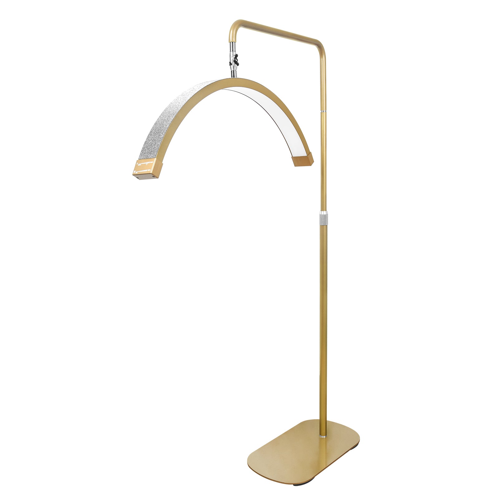 Multi-Angle Diamond Half Moon Lamp - Professionellt LED-skönhetsljus 28 tum | RJ Moon Pro X